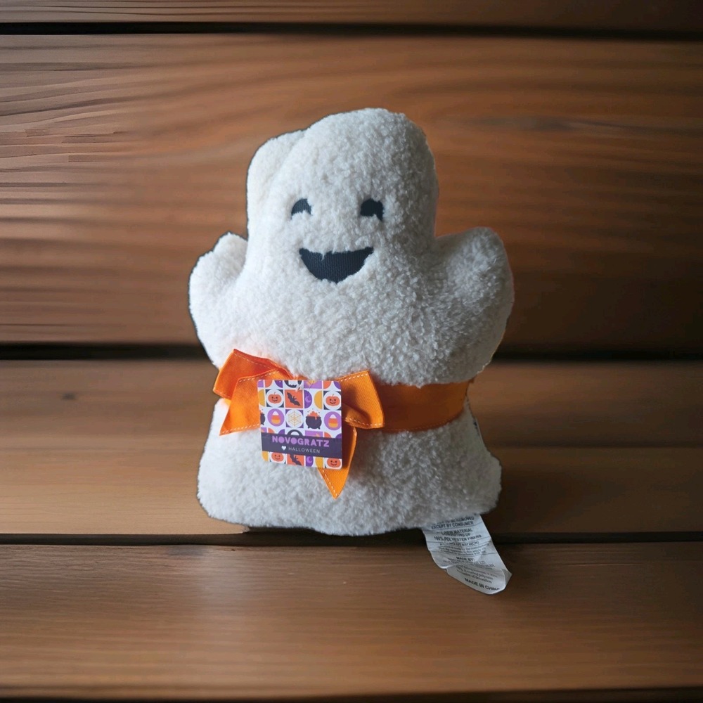 NOVOGRATZ Halloween Boy & Girl Ghost Decorative Pillow Set of 2 NWT
